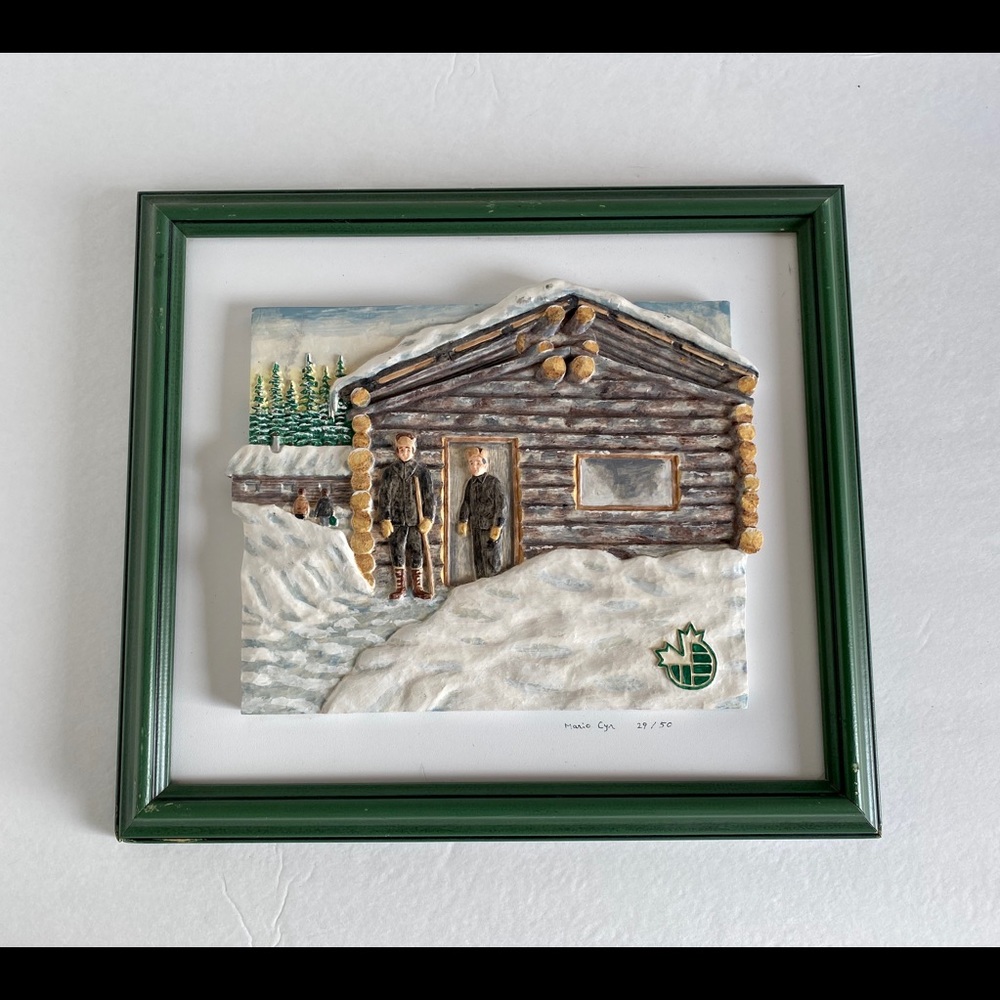 Mario Cyr Low Relief Sculpture signed numbered